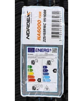 Pneumatika 225/65 R16C Nordex NA6000 Van 225/65 R16C NA6000