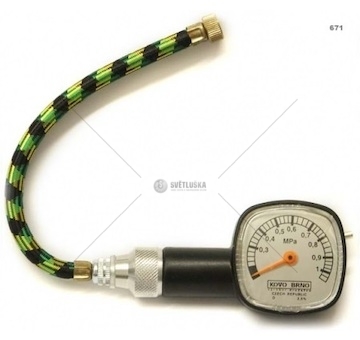 Pneuměřič kovový p 10 s hadičkou  998000203_A