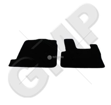 Podlahové koberce DAF CF65, CF75, CF85, 2002 -, černé, 2 ks.