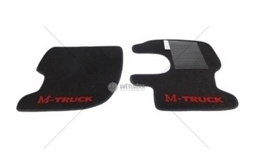 Podlahové koberce MB ATEGO 1995-2005r, černé, kompl. 2 ks