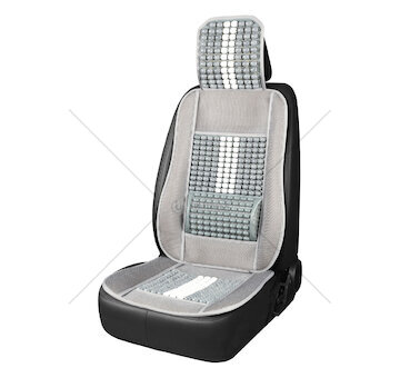 Podložka na sedadlo s opěrkou hlavy a beder AMIO-03647
