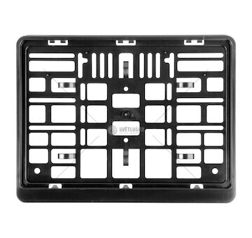 Podložka pod SPZ - ČERNÁ