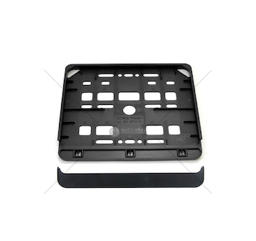 Podložka pod SPZ - motorka černá