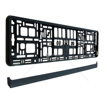 Podložka SPZ plastová černá