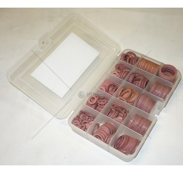 Podložky fíbrové sada těsnění 325ks