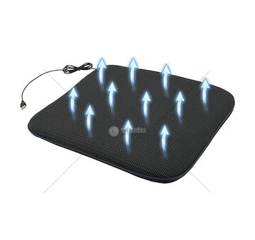 Podsedák s ventilací USB 5V 44x42cm COMPASS