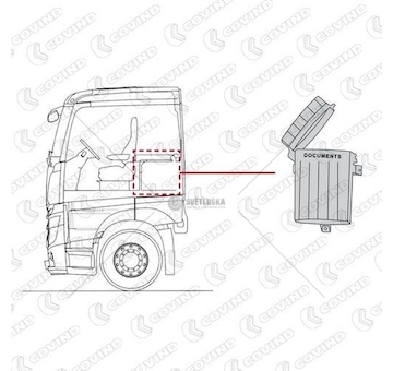 POJEMNIK NA DOKUMENTY CELNE 270*360*76 COVIND COV/PDS/360