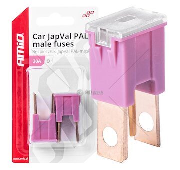Pojistka JAPVAL PAL O samec 30A AMIO-03397
