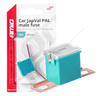 Pojistka JAPVAL PAL samec 48mm 20A AMIO-03417
