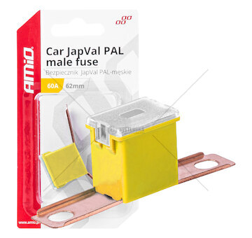 Pojistka JAPVAL PAL samec 62mm 60A AMIO-03430