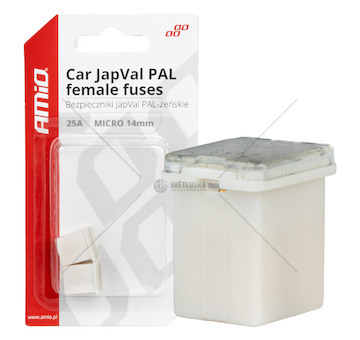 Pojistka JAPVAL PAL samice 25A AMIO-03452