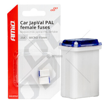 Pojistka JAPVAL PAL samice 25A AMIO-03459