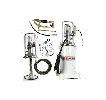 Pojízdná pneumatická vysokotlaká maznice 17l MAR-POL