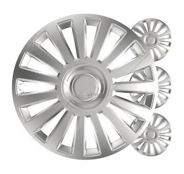 Poklice Luxury 13” stříbrná sada 4ks COLOR BOX