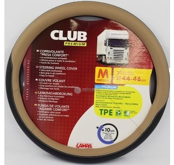 POKROWIEC NA KIEROWNICE CLUB-BEIGE-TIR M  LAM98914