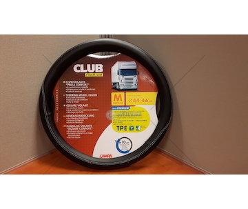 POKROWIEC NA KIEROWNICE CLUB-BLACK-TIR M  98846/M