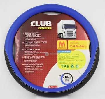 POKROWIEC NA KIEROWNICE CLUB-BLUE-TIR M  LAM98906