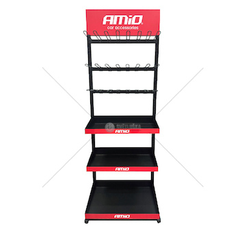 Police a háčky, 3 police, 24 tyčí s 26 visačkami AMIO-04803