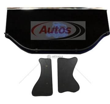 Polička odkládací jednoduchá červená daf lf od 2001 do 2013 0143373_A