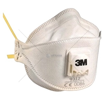 Polomaska ochranná s ventilkem ffp1 3m aura 9312+ / jednorázový respirátor 0261589_A