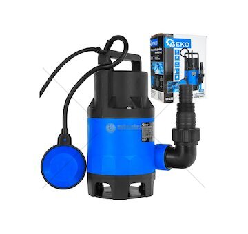 Ponorné kalové čerpadlo 400 W s plovákem, plastové, mini - GEKO