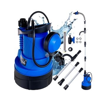 Ponorné plastové čerpadlo do sudu, 400 W, s plovákem - GEKO