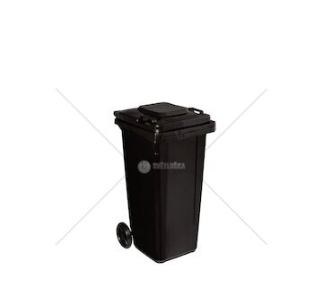 Popelnice 120 l, plastová černá - MAR-POL