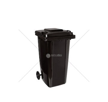 Popelnice 240 l, plastová černá - MAR-POL