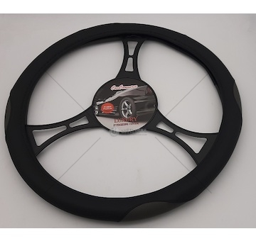 Potah na volant 41-43cm černo/šedá