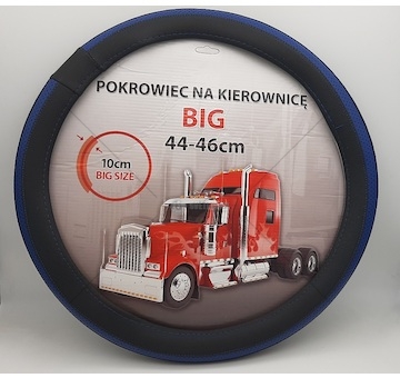 Potah na volant TRUCK 44-46cm černo/modrá