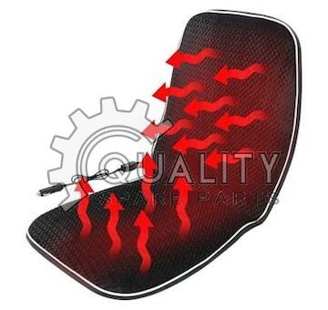 Potah sedadla vyhřívaný BLACK MAGIC