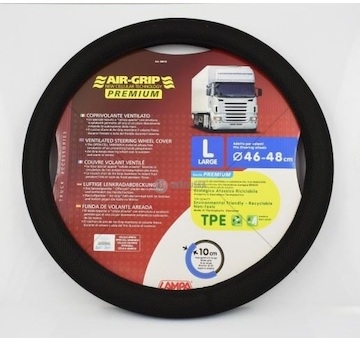 Potah volantu l 46-48cm černý air-grip premium 998000643_A