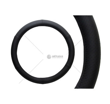 Potah volantu přírodní kůže M 37-39 prošívaný