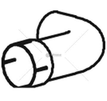 Potrubí výfuku MAN TGL DINEX DIN47257