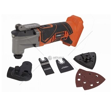 POWDP4060 Aku multitool oscilační bruska 20V (bez AKU) POWERPLUS