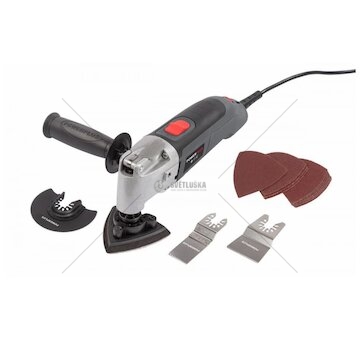 POWE80015 Multifunkční stroj / oscilační bruska 300W POWERPLUS