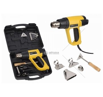 POWX1025 Horkovzdušná pistole 2 000W LCD POWERPLUS