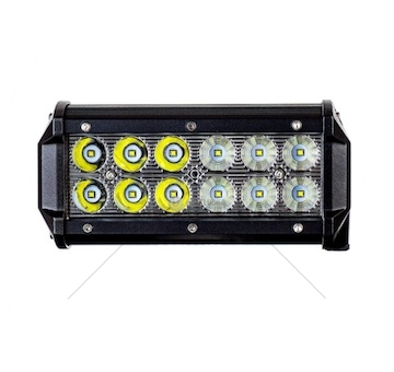 Pracovní LED světlo rampa 12LED COMBO, 10-24V, 36W, 165mm, homologace, Levá