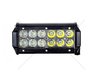 Pracovní LED světlo rampa 12LED COMBO, 10-24V, 36W, 165mm, homologace, Pravá