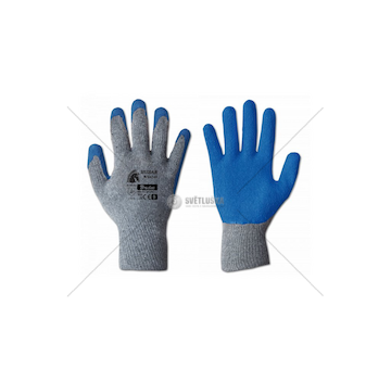 Pracovní rukavice bavlna-latex 9" HUZAR WINTER