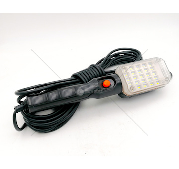 Pracovní svítilna 25 LED, 230V s magnetem a hákem