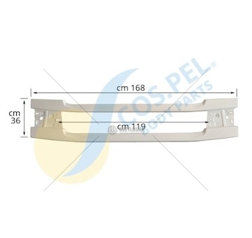 Přední kapota SCANIA R500 2017 COSPEL COS103.48123