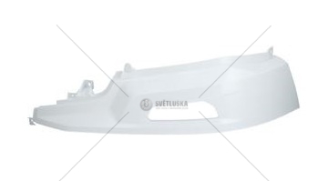 Přední levý nárazník DAF XG/XG+ s otvorem pro mlhovku, bílý LAMIRO 55121-59EX