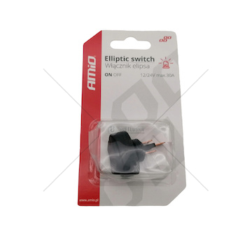 Přepínač kolébkový kulatý