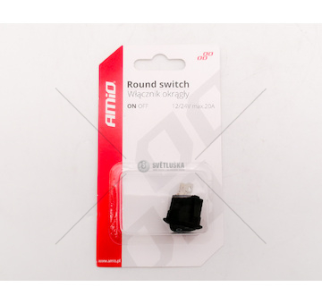 Přepínač kolébkový kulatý
