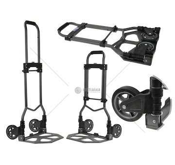 Přepravní vozík skládací, plochý - rudl 80kg GEKO