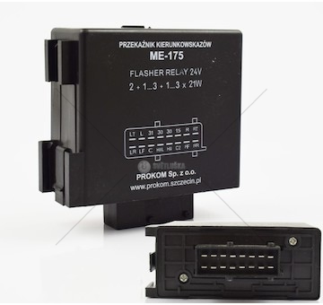 Přerušovač směru řízení SCANIA 4 24V 16-kontaktů  PROKOM ME-175