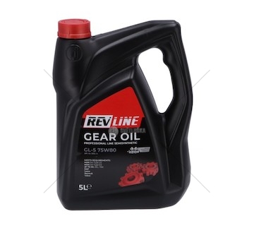 Převodový olej GL5 SAE 75W80 5L REVLINE 05901797907334