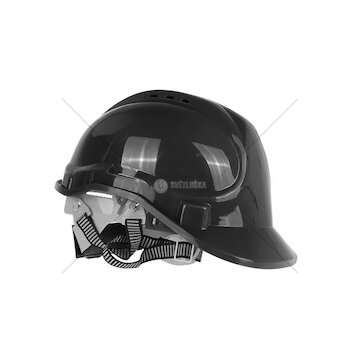 Přilba ochranná, nastavitelná, černá - GEKO