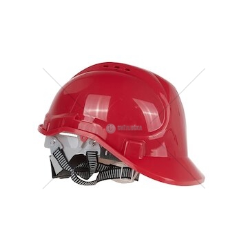 Přilba ochranná, nastavitelná, červená - GEKO